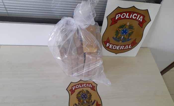 Droga estava na bagagem da passageira
