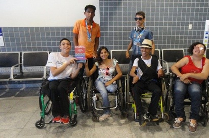 Alagoas conquista cinco medalhas nas paralimpíadas escolares 2015