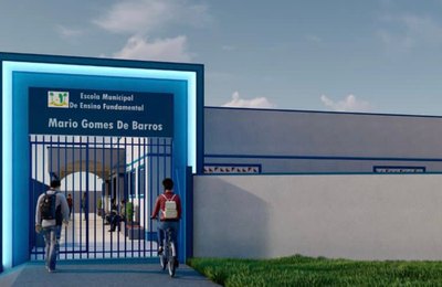 Prefeita Marcela Gomes valoriza a Educação de Novo Lino com reforma da Escola Mário Gomes