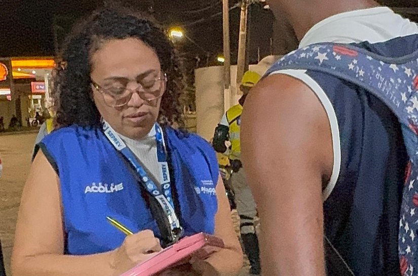 Seprev realiza busca ativa noturna e acolhe dependente químico em Maceió