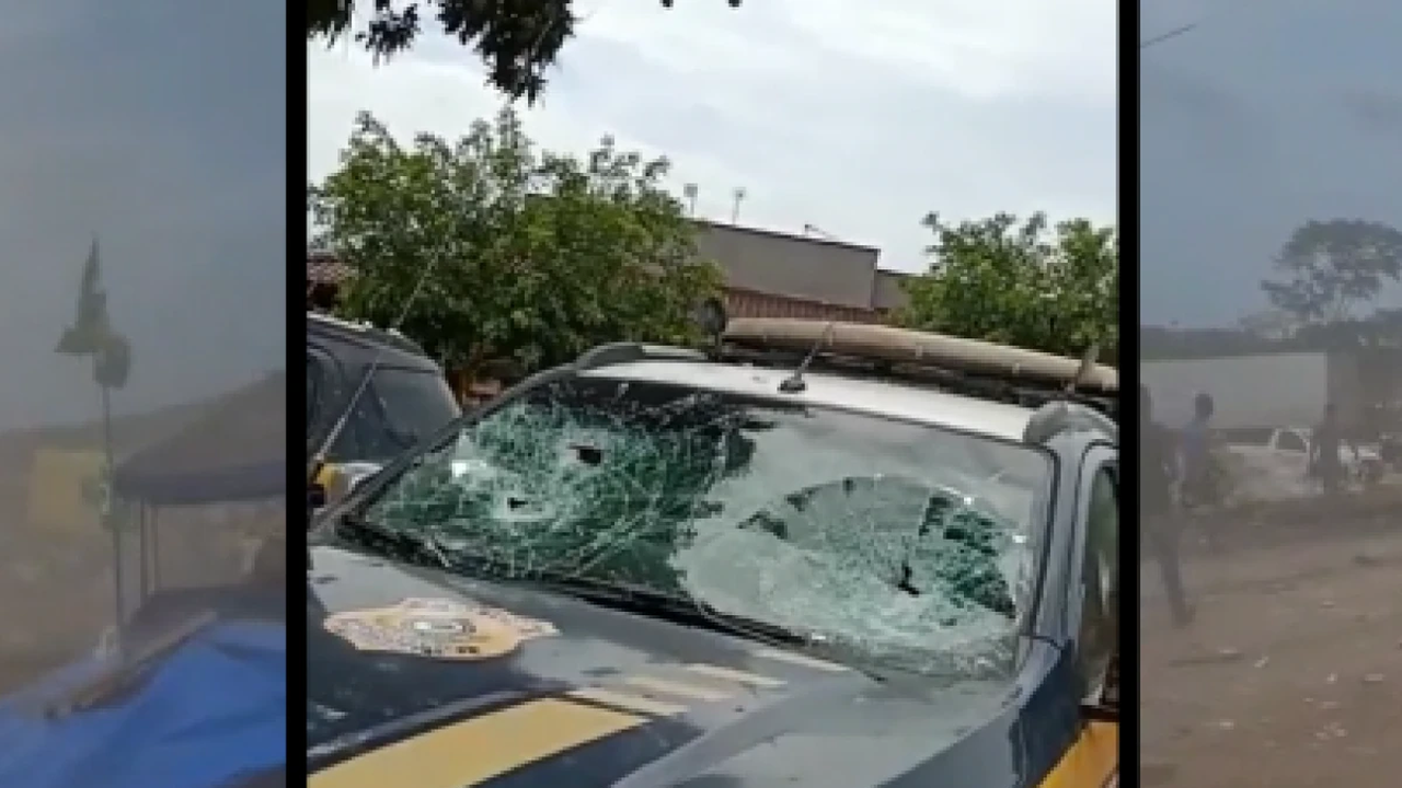 Grupo ataca a pedradas comboio da PRF no Pará; assista aos Vídeos
