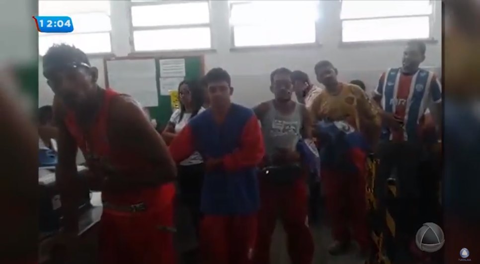 Operários passam mal em Itabaiana / Foto: Print do balanço geral sergipe