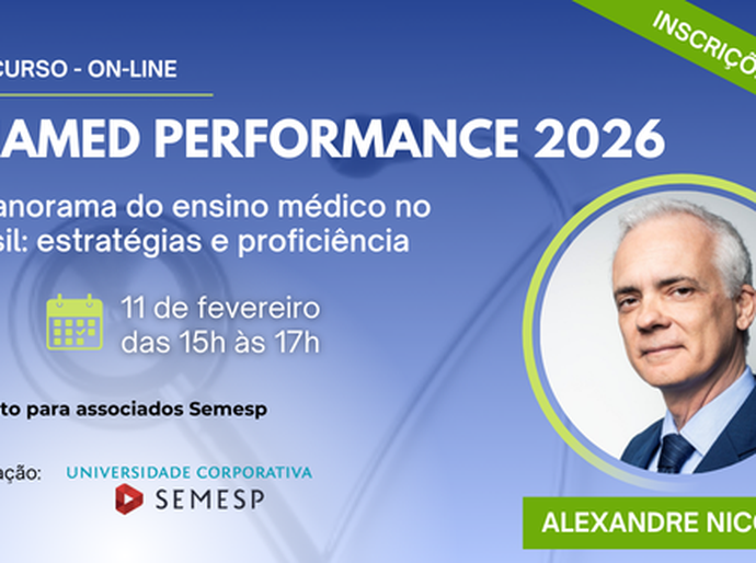 Nicolini ministrará minicurso sobre o Enamed na próxima semana