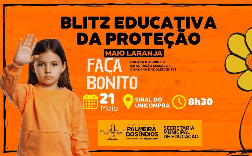 Semede realiza Blitz Educativa em alusão ao Maio Laranja