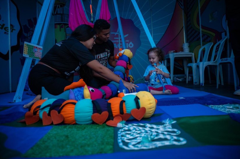 Sala sensorial amplia inclusão e garante mais conforto no Verão Maceió