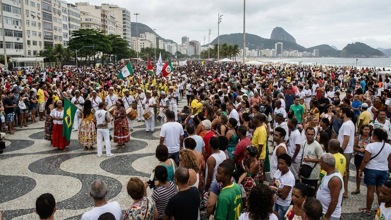 19ª Caminhada em Defesa da Liberdade Religiosa lota Copacabana com 26 grupos culturais