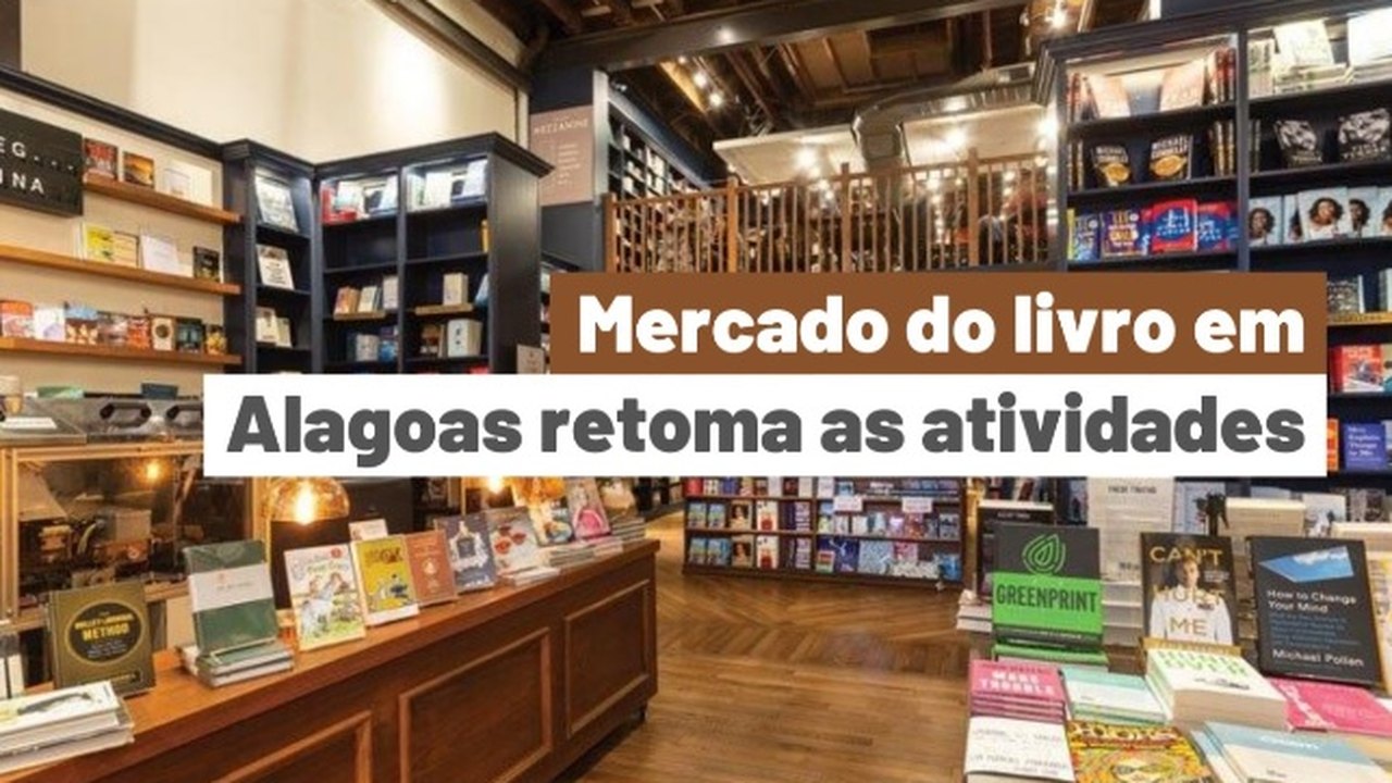 Mercado do livro em alagoas retoma as atividades