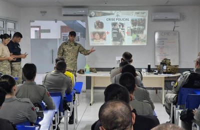 Policiais e guardas municipais concluem oficinas práticas do Curso de 1ª Intervenção em Crises da SSP