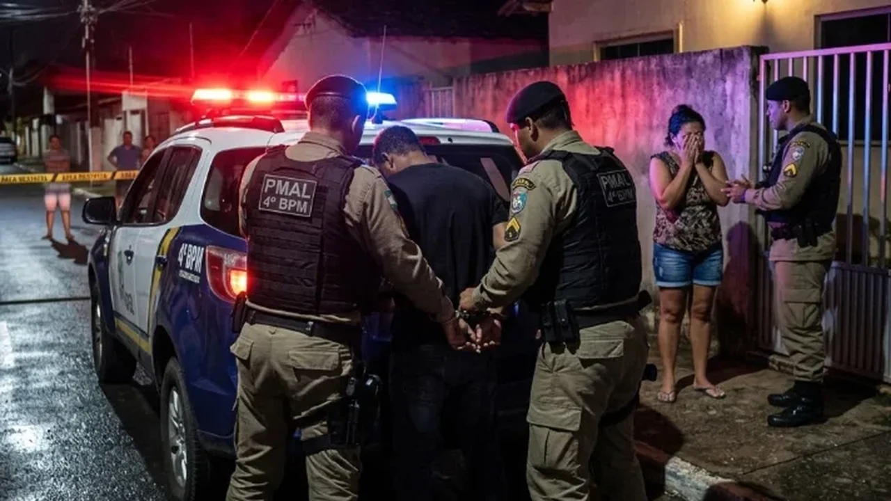 Homem é preso em flagrante após ameaçar companheira na Santa Amélia