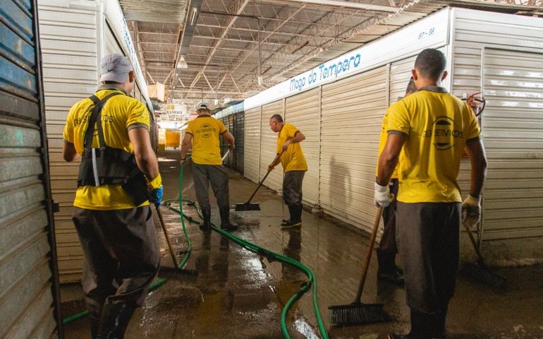 Mercado da Produção fecha para realização do mutirão de limpeza na segunda (23)