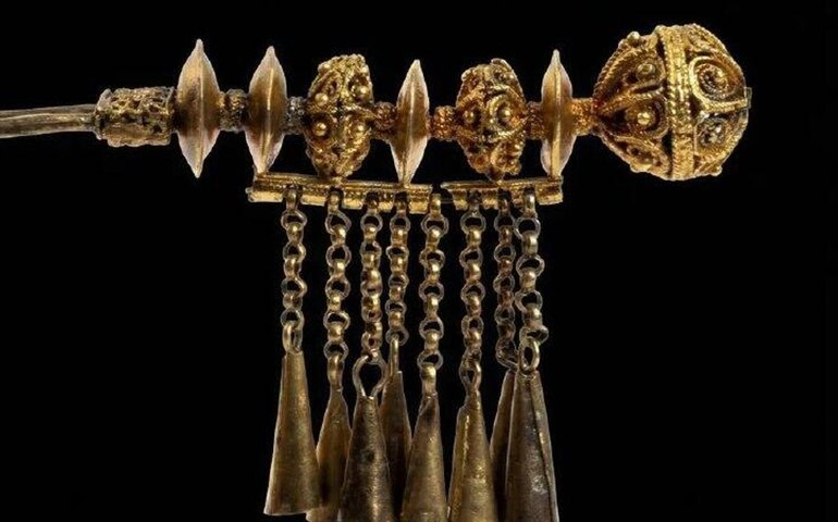 Grampo de cabelo de ouro do século XIX será devolvido à Etiópia