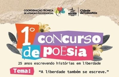 SMS divulga resultado final do “1º Concurso de Poesia: 25 anos escrevendo histórias em liberdade”