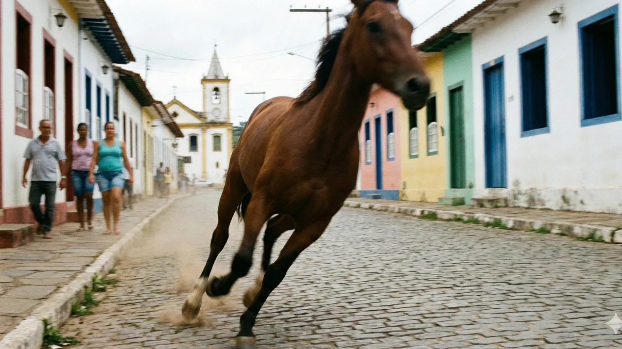 Menina de 9 anos sofre atropelamento por cavalo e família enfrenta dificuldades na recuperação