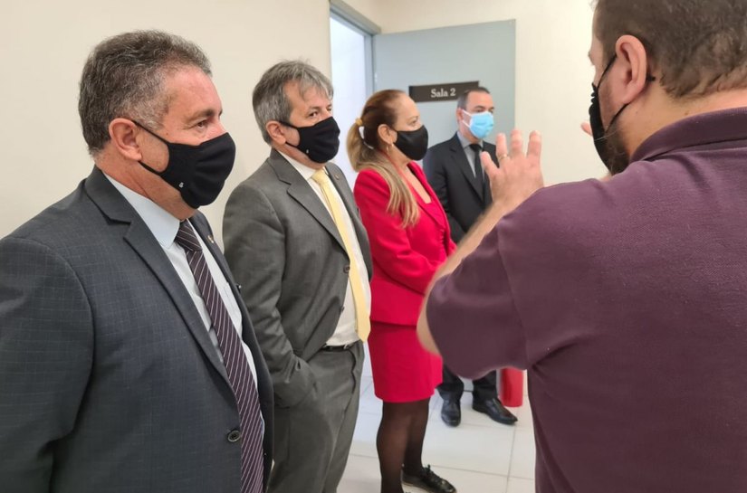 PGJ acompanha corregedor-nacional e conselheiro do CNMP em visitas ao Gaeco e Gaesf