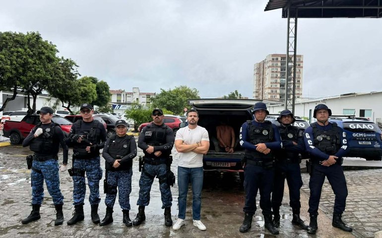 Guarda Municipal prende suspeito de agredir ‘Ceguinho do Centro’