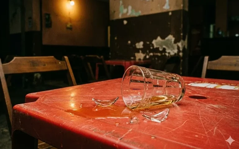 Copo na garganta: bebedeira entre amigos termina com homem ferido no pescoço em Arapiraca; suspeito seria segurança