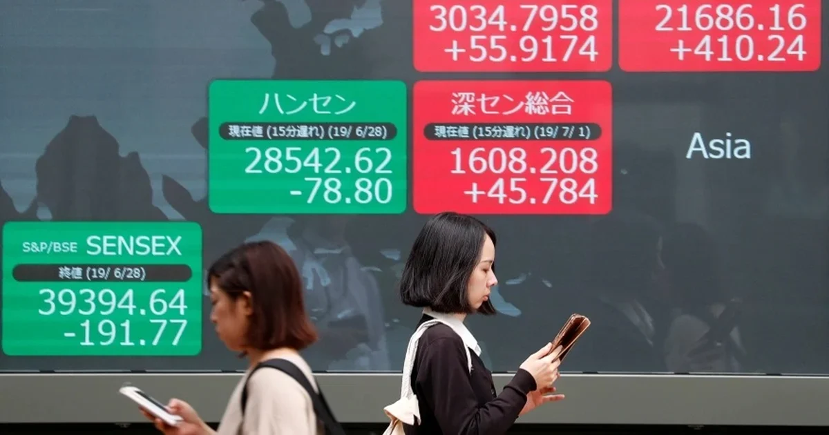 Bolsas asi&aacute;ticas caem com temor de guerra prolongada no Oriente M&eacute;dio