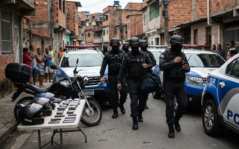 Operação na Maré desarticula 'delivery' do tráfico que vendia drogas e armas pelo WhatsApp