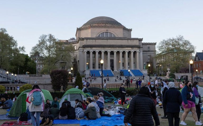 Manifestantes tomam prédio da Universidade Columbia, em Nova York; veja vídeo