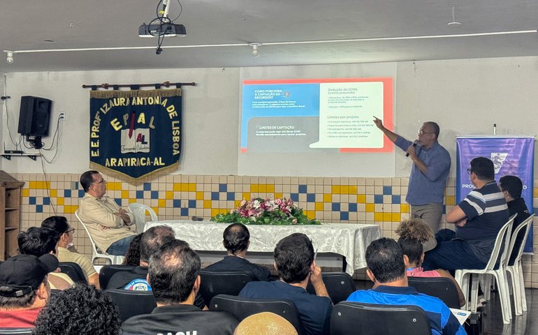 Representantes de entidades esportivas participam de Oficina de Incentivo Fiscal em Arapiraca