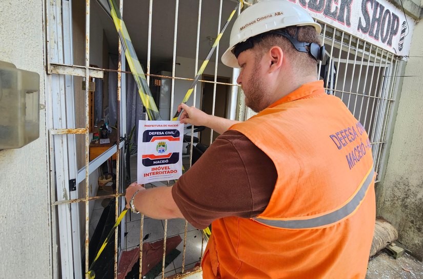 Defesa Civil de Maceió atua em áreas de risco e ampara famílias vulneráveis