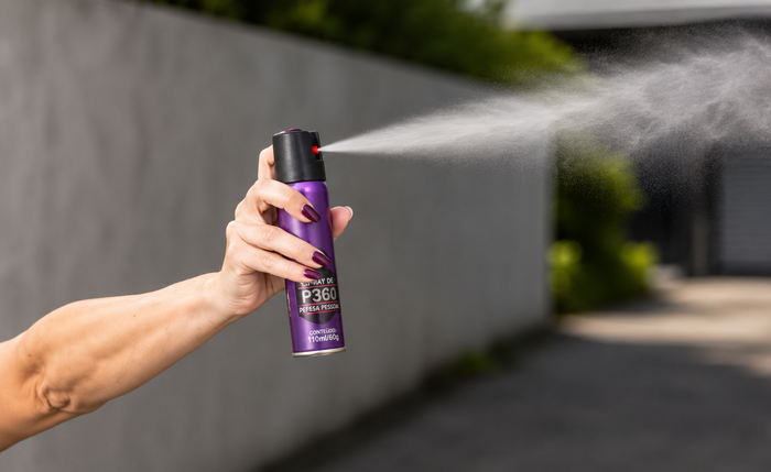 Ilustração de um spray para defesa pessoal