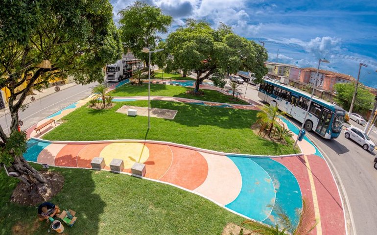 Bomba da Marieta se transforma em obra de arte a céu aberto após reforma e pintura