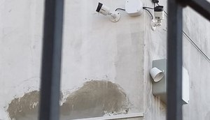 eles chegaram a virar as câmeras