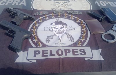 Polícia Militar frustra extorsão e prende dupla que se passava por agentes de segurança em Palmeira dos Índios