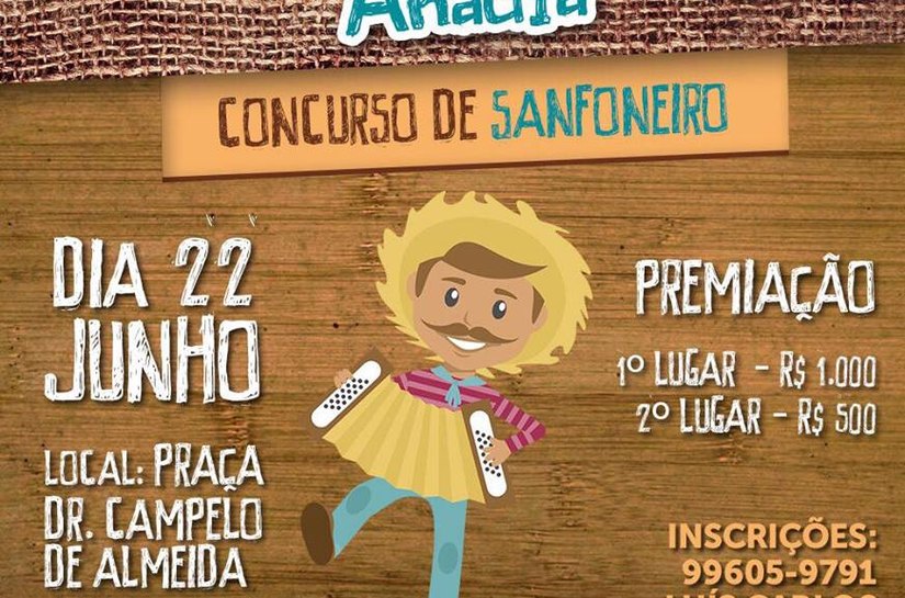 São João de Anadia terá concurso de quadrilhas e de sanfoneiros