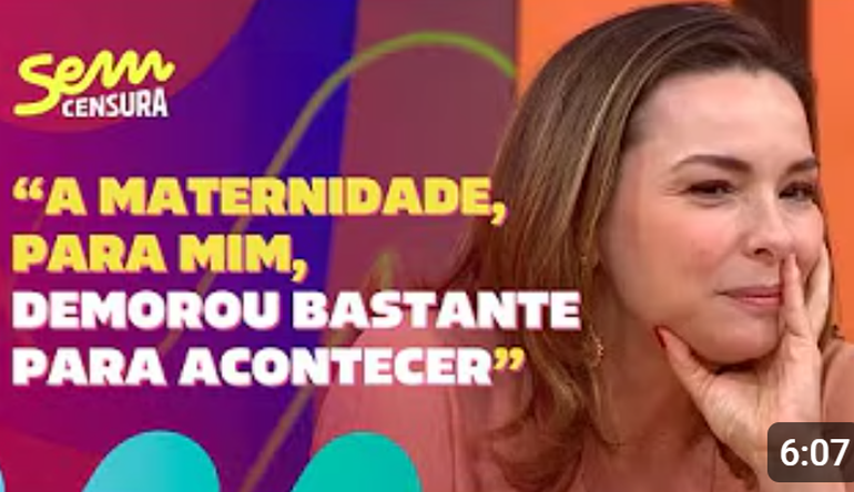Sem Censura | Atriz Regiane Alves conta sobre sua jornada na maternidade