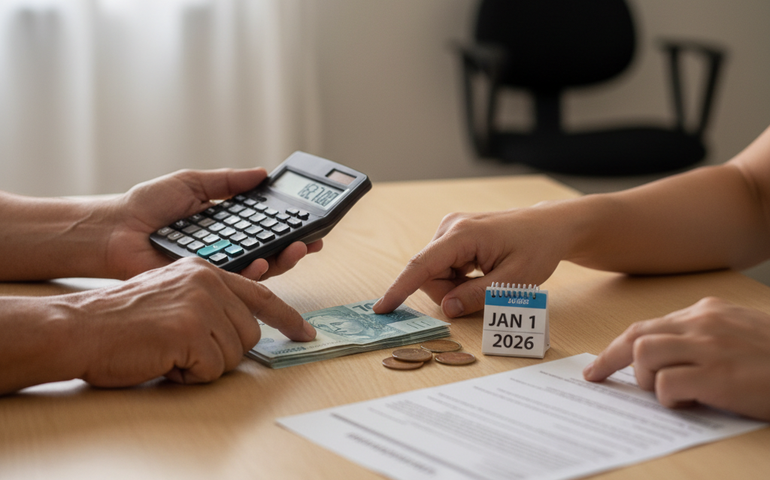 Novo salário mínimo de R$ 1.621 começa a valer em janeiro de 2026