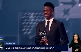 Vini Jr é eleito melhor jogador do mundo pela Fifa