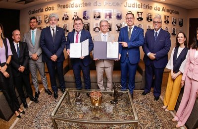 MPE, TJ/AL, DPE e Governo do Estado firmam cooperação para reforçar prevenção e enfrentamento à violência contra a mulher