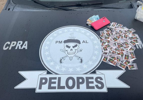PM prende mulher por tráfico de drogas e detém autor de violência doméstica