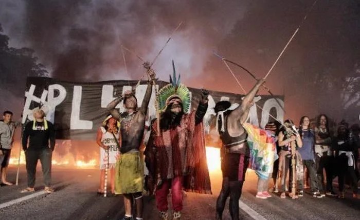 Protesto  contra PL