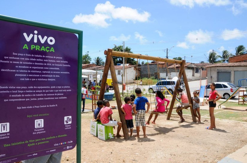 Comunidade do Carminha ganha novo espaço de lazer