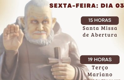 Santas Missões: programação de Palmeira contará com missas, procissão e show