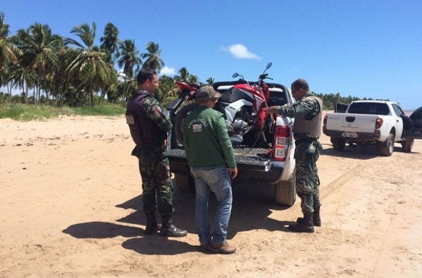 Fiscais flagram irregularidades na APA Costa dos Corais