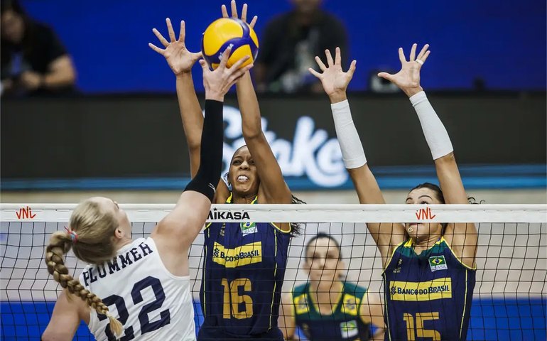 EUA dominam e seleção feminina sofre a 2ª derrota na Liga das Nações