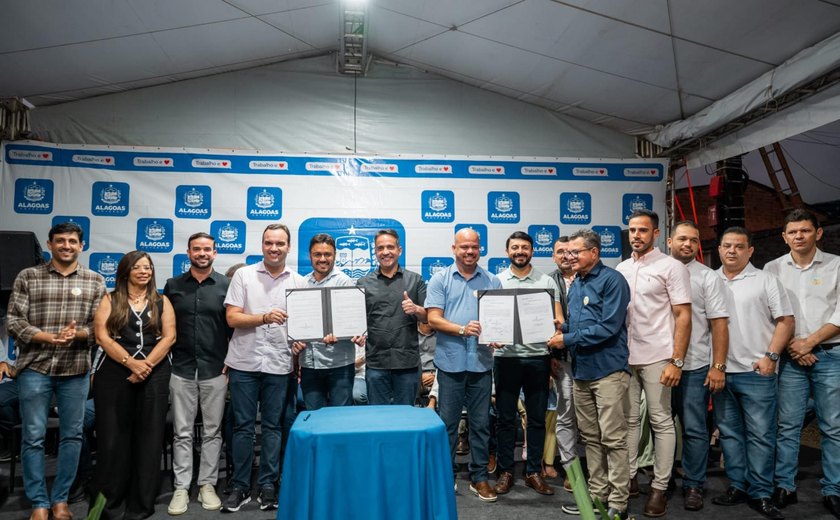 Governador Paulo Dantas entrega obras nas comemorações da Emancipação Politica de Maribondo