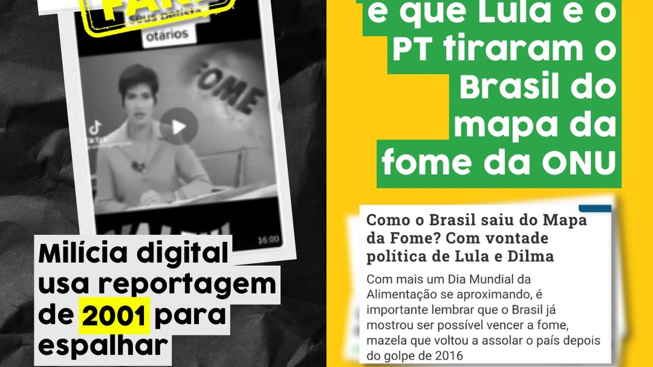 Milícia digital zomba da população pobre com fake news que associa fome a Lula