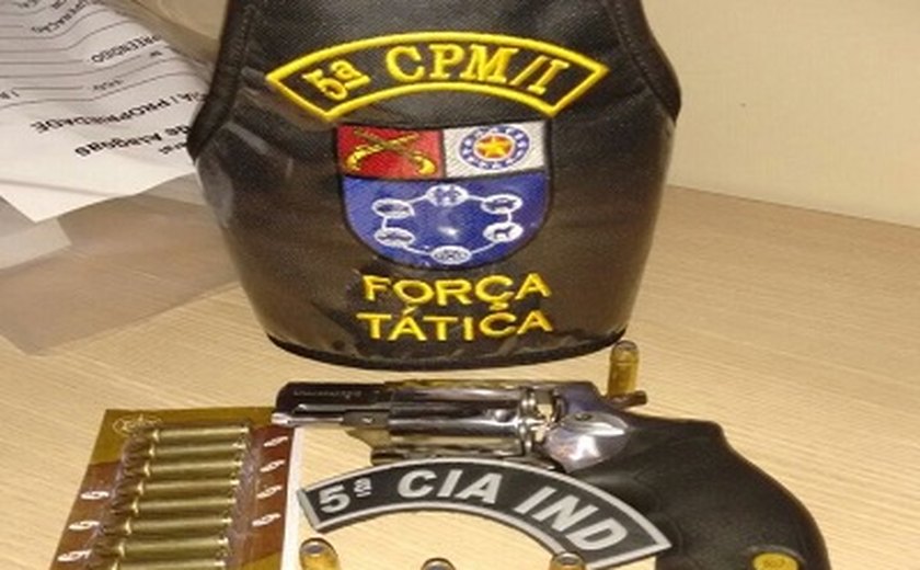 5ª Companhia Independente apreende arma de fogo em Marechal Deodoro