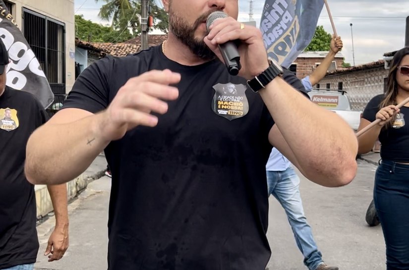 Thiago Prado arrasta centenas de apoiadores com a Rota do Delegado