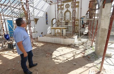 Prefeito em exercício, Walter Avelino, visita obras importantes para Marechal Deodoro