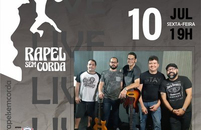Banda Rapel Sem Corda realiza Live nesta sexta-feira 
