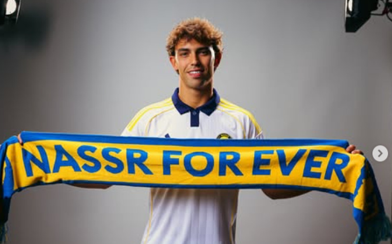 João Félix é oficializado no Al-Nassr e vai ser companheiro de Cristiano Ronaldo