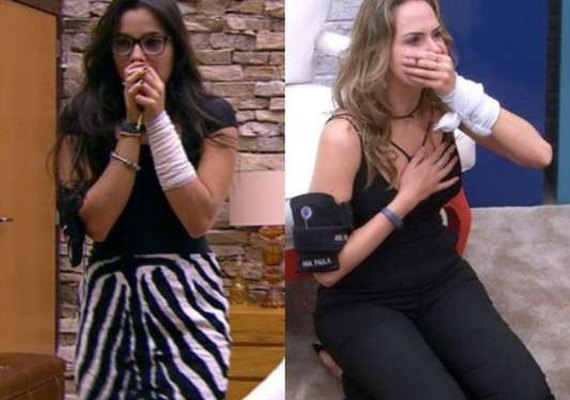 Saída falsa de Emilly é comparada a de Ana Paula. &#8221;Braço machucado&#8221;