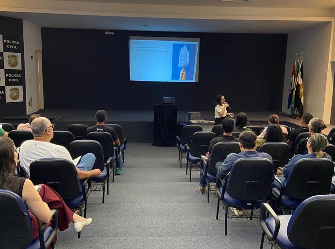 Polícia Civil promove palestra do Janeiro Branco com foco na saúde mental dos servidores