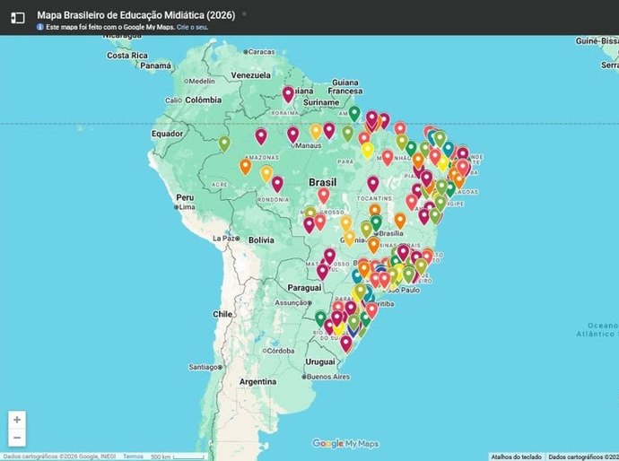 Mapa Brasileiro da Educação Midiática incorpora 297 novas iniciativas e alcança 523 experiências mapeadas